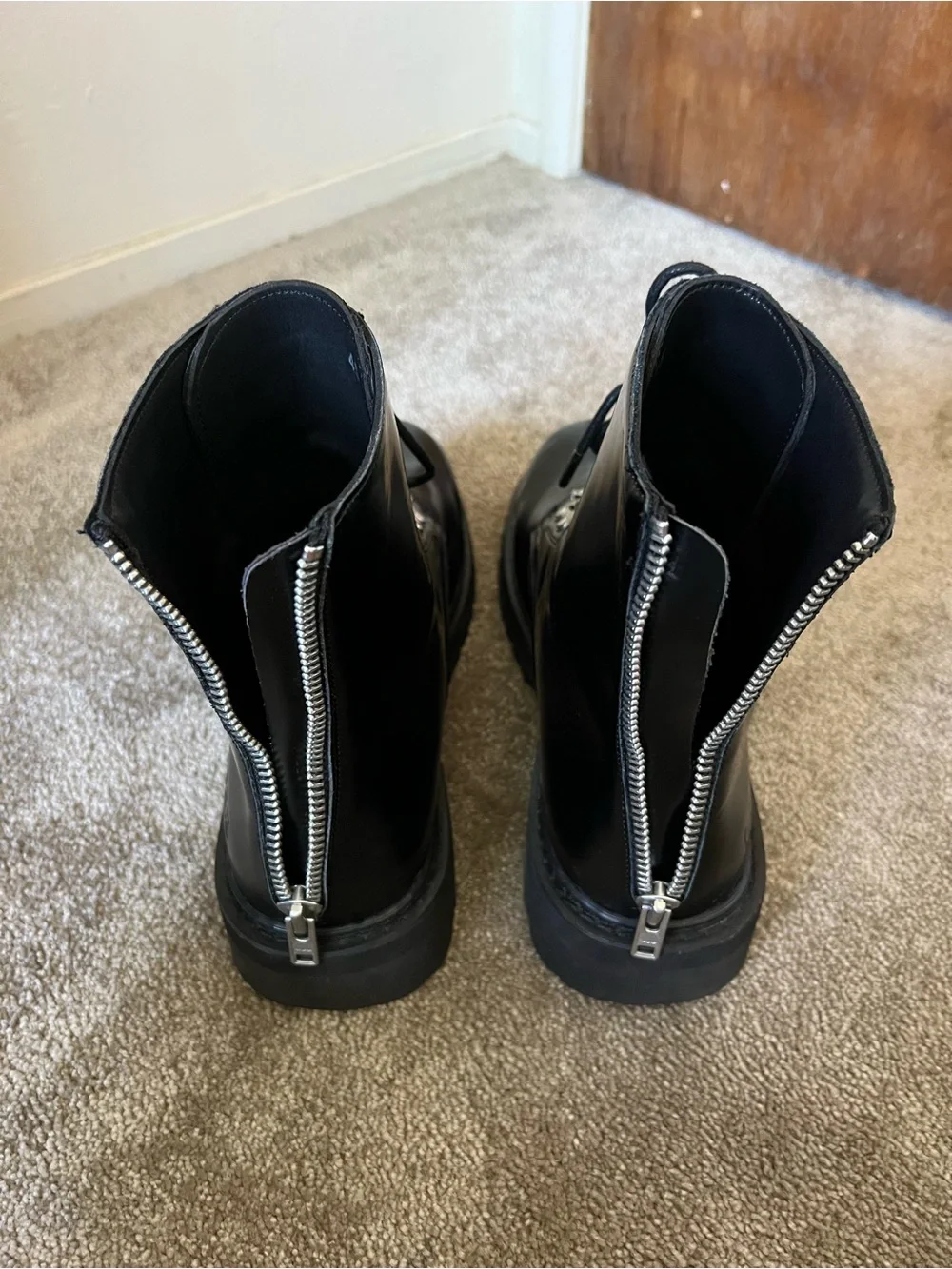 Dr. Martens polished black